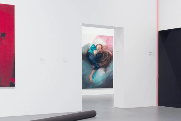 Mein Gemälde im White Cube des K21 der Kunstsammlung NRW im Rahmen einer kuratierten Ausstellungsreihe der Absolvent*innen der Kunstakademie Düsseldorf